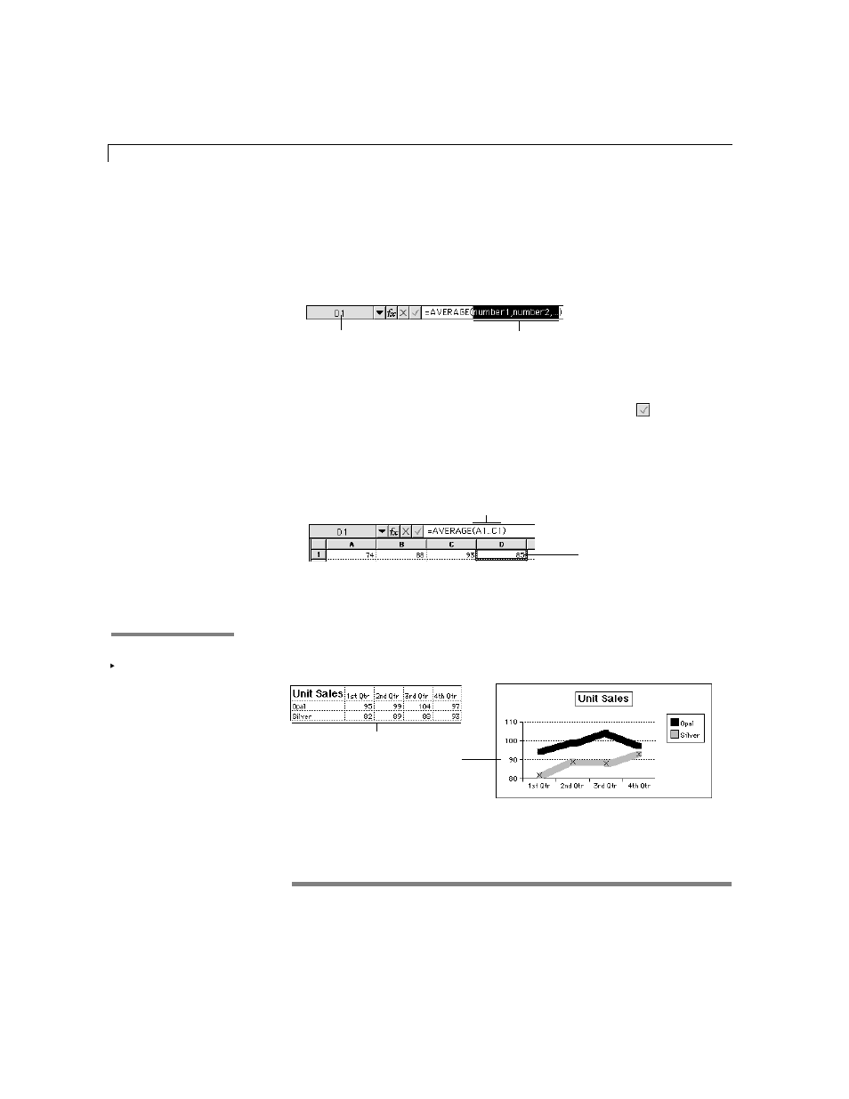 Displaying data in charts (graphs) | Apple AppleWorks 5 : Windows 95/NT 4.0 User Manual | Page 162 / 267