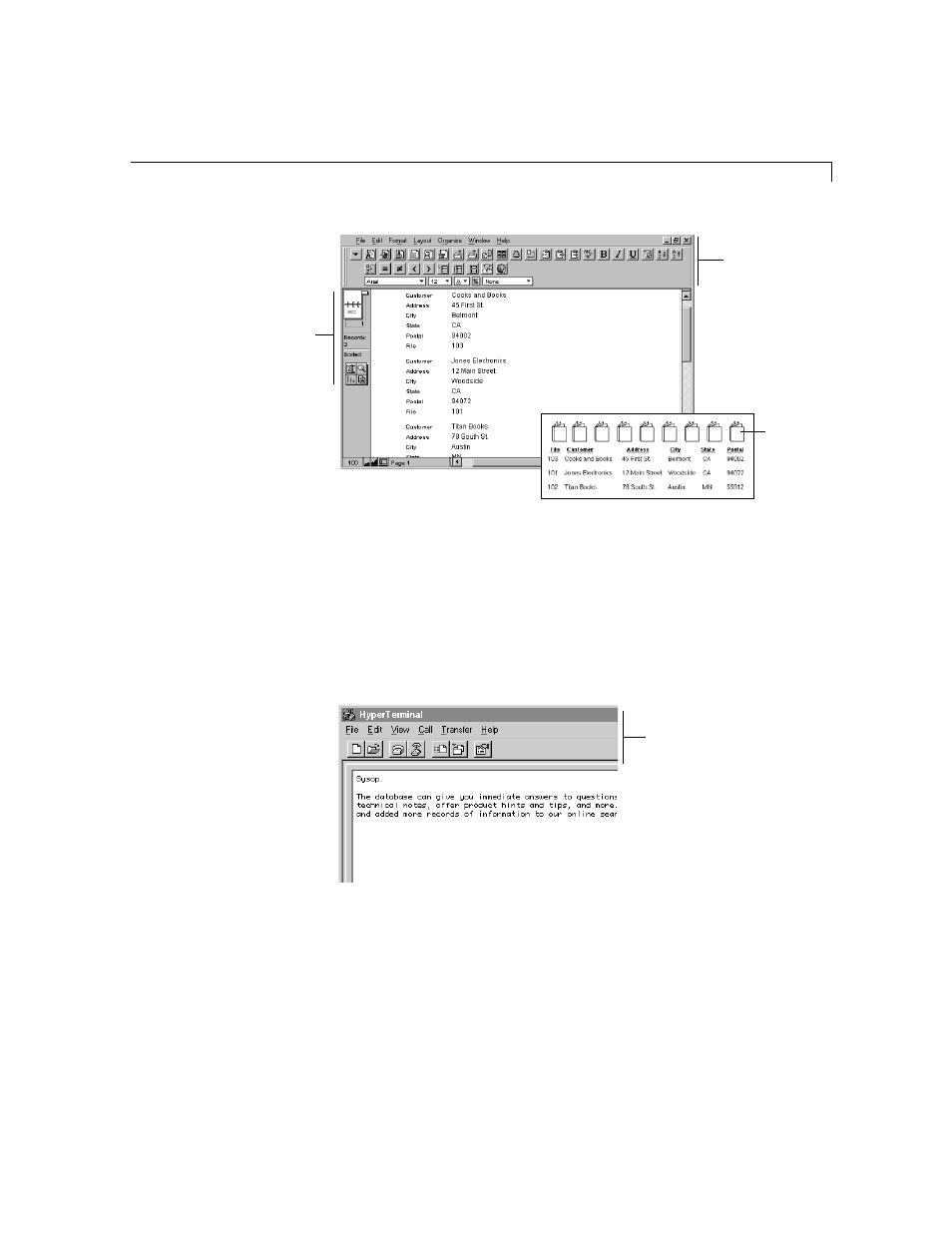 Communications documents | Apple AppleWorks 5 : Windows 95/NT 4.0 User Manual | Page 25 / 267