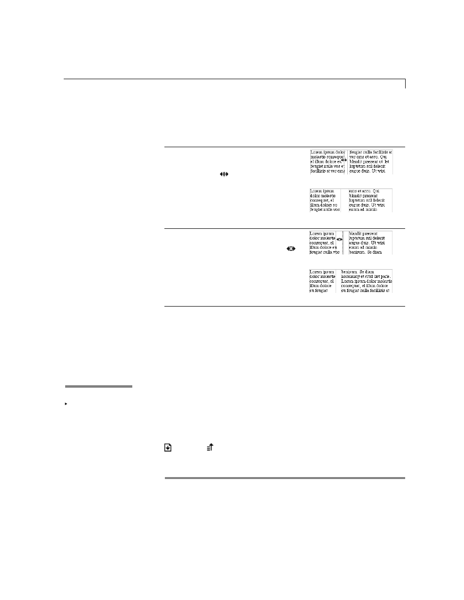 Breaking a page or column | Apple AppleWorks 5 : Windows 95/NT 4.0 User Manual | Page 85 / 267