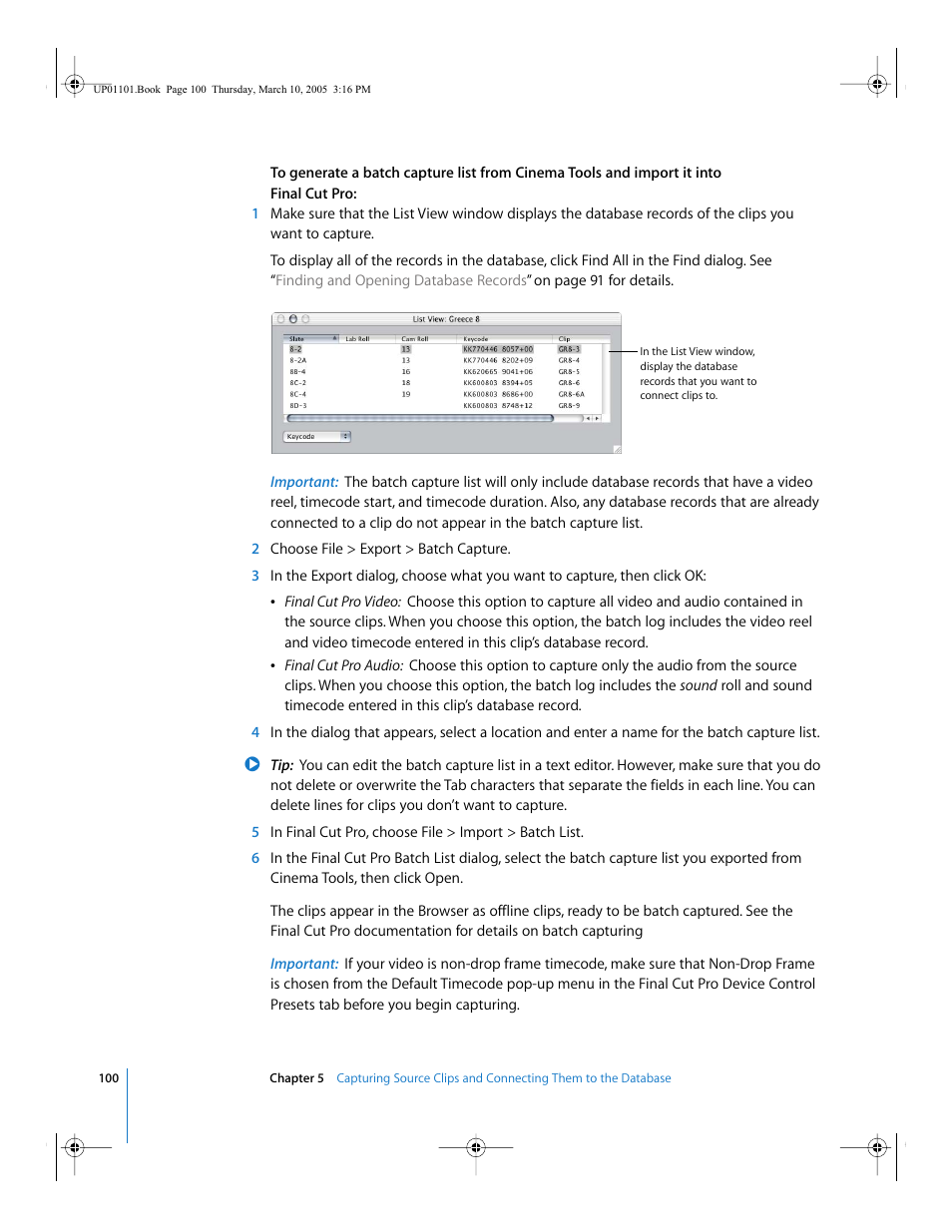 Apple Cinema Tools 3 User Manual | Page 100 / 235