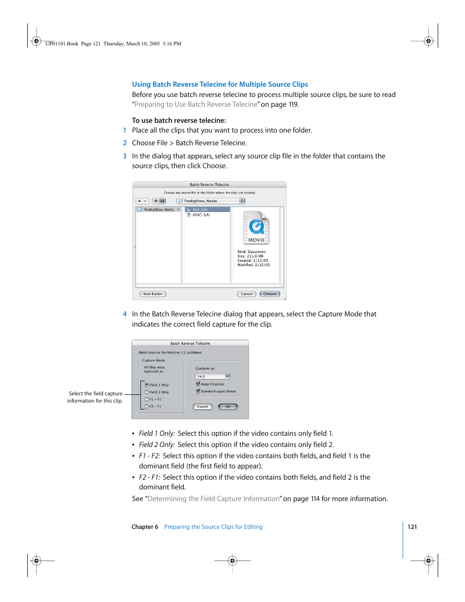 Apple Cinema Tools 3 User Manual | Page 121 / 235