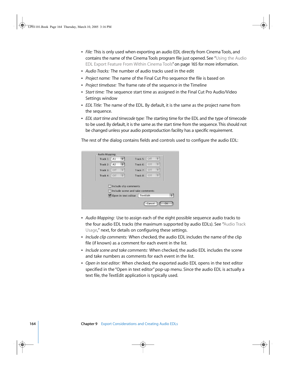 Apple Cinema Tools 3 User Manual | Page 164 / 235