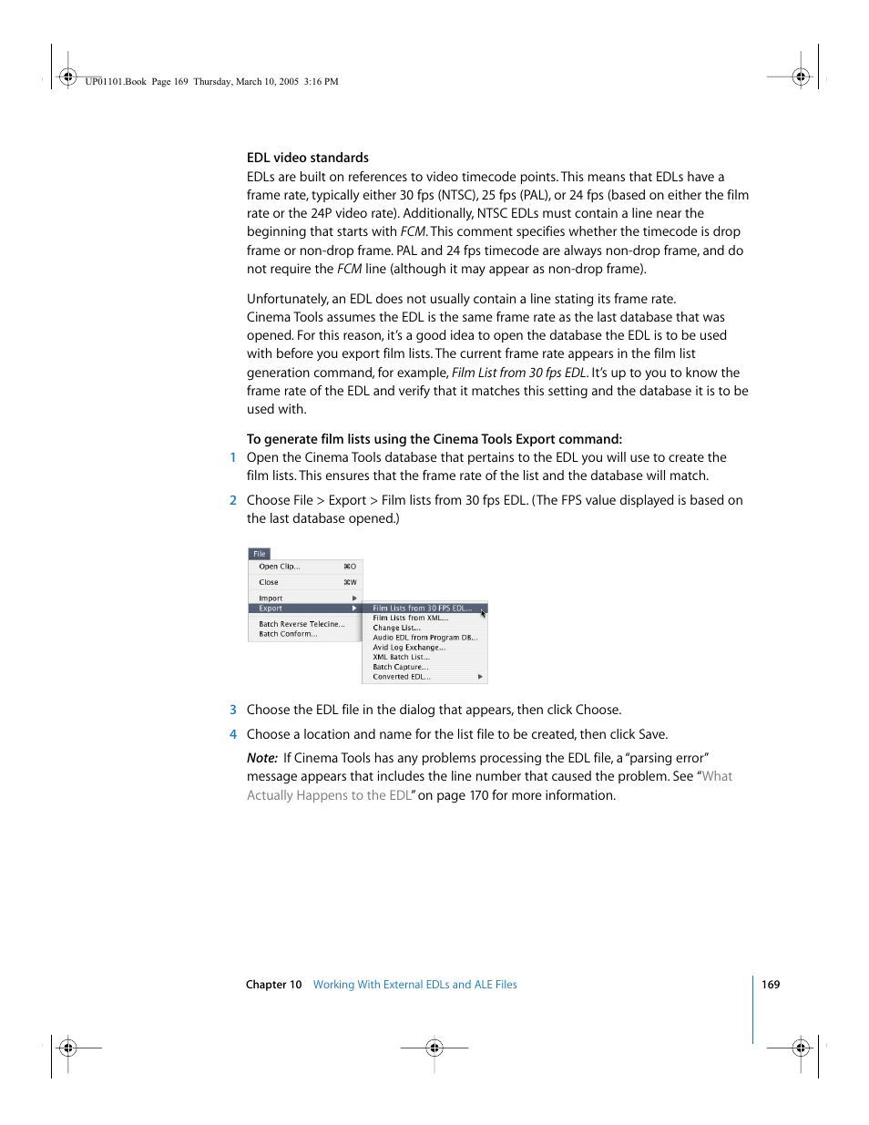 Apple Cinema Tools 3 User Manual | Page 169 / 235