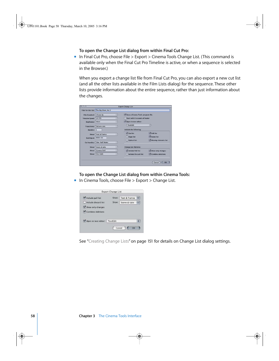 Apple Cinema Tools 3 User Manual | Page 58 / 235