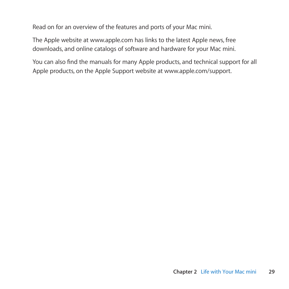 Apple Mac mini (Mid 2011) User Manual | Page 29 / 84