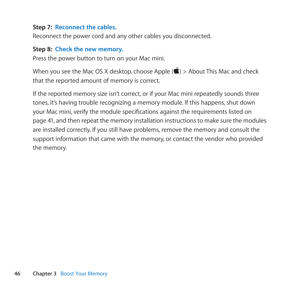 Apple Mac mini (Mid 2011) User Manual | Page 46 / 84