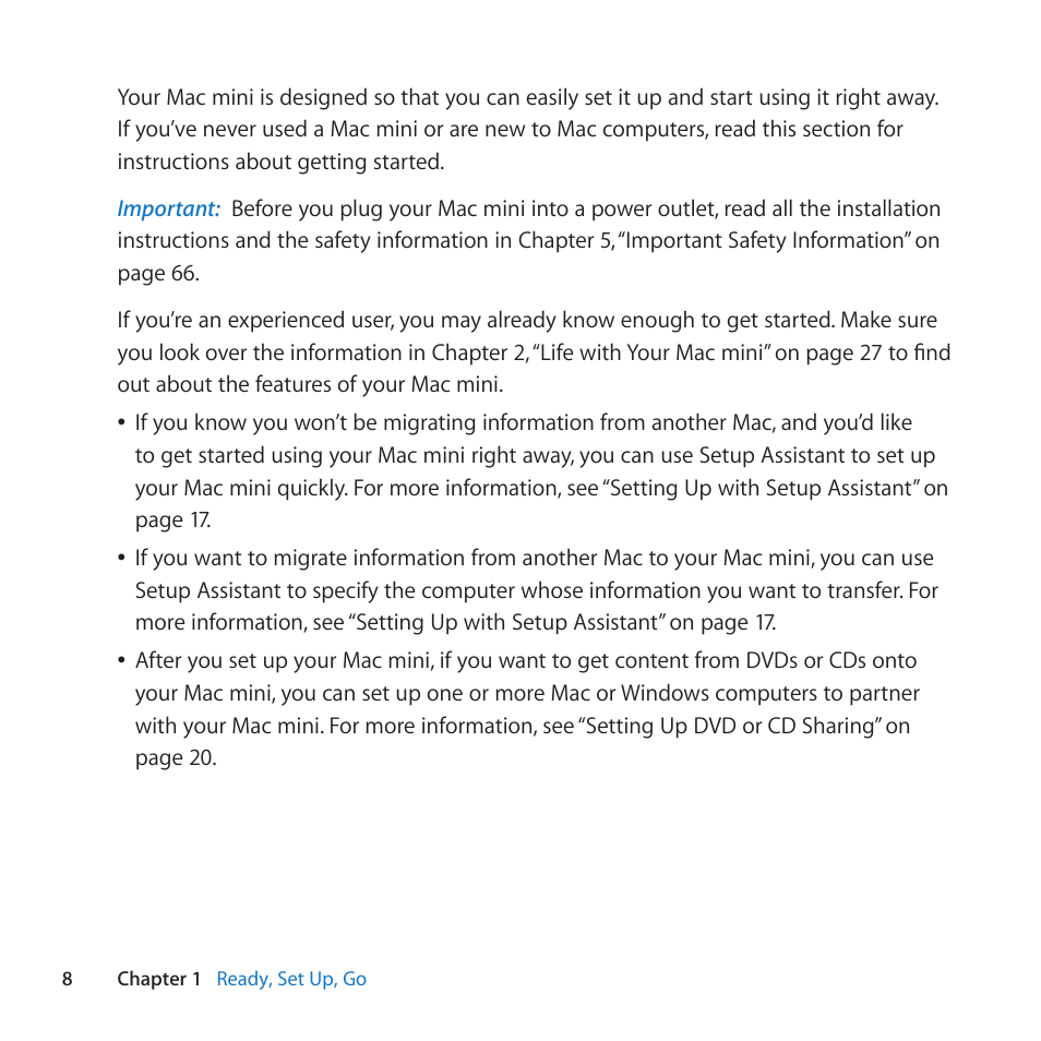 Apple Mac mini (Mid 2011) User Manual | Page 8 / 84