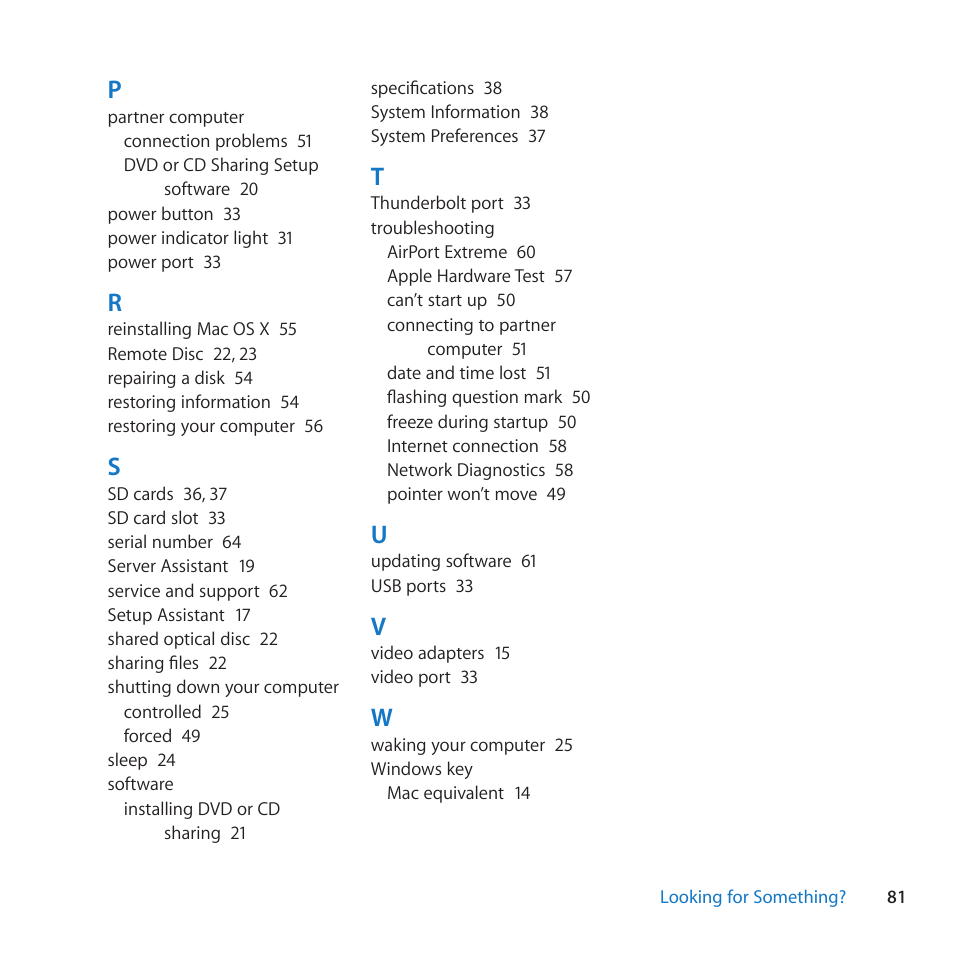 Apple Mac mini (Mid 2011) User Manual | Page 81 / 84