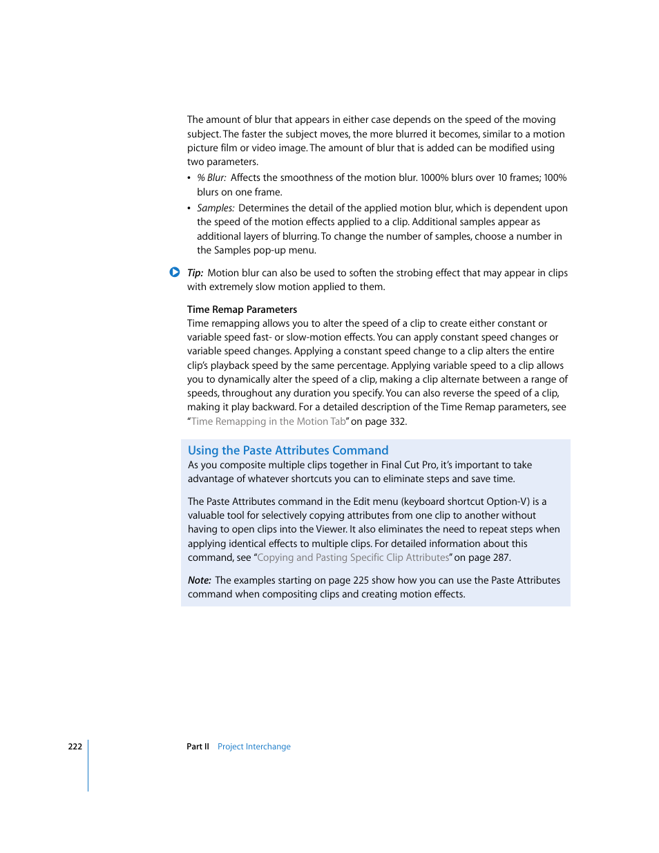 Using the paste attributes command | Apple Final Cut Pro 5 User Manual | Page 1009 / 1868