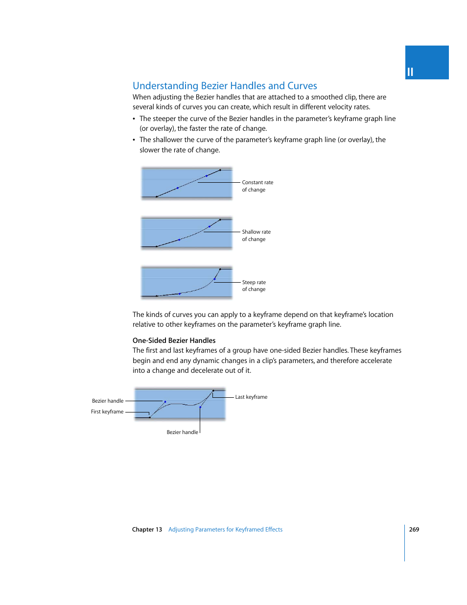 Understanding bezier handles and curves | Apple Final Cut Pro 5 User Manual | Page 1056 / 1868