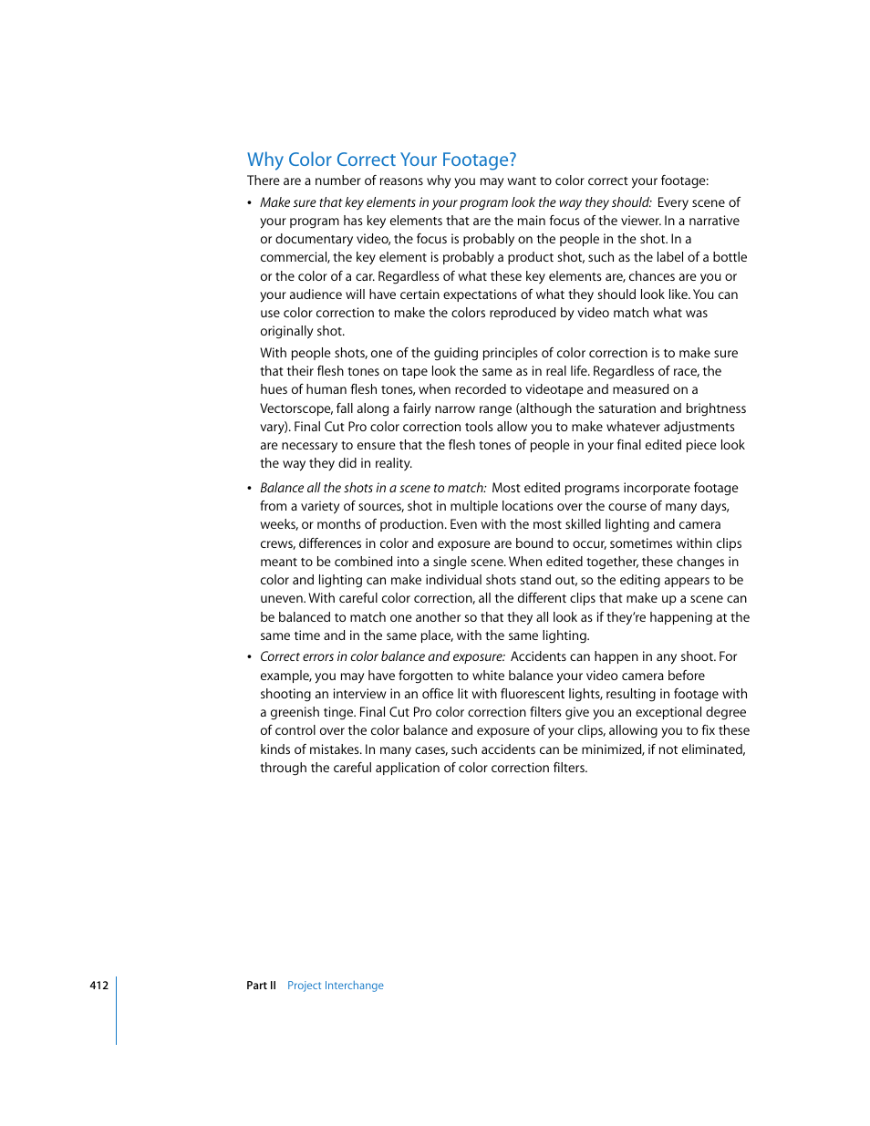 Why color correct your footage | Apple Final Cut Pro 5 User Manual | Page 1199 / 1868