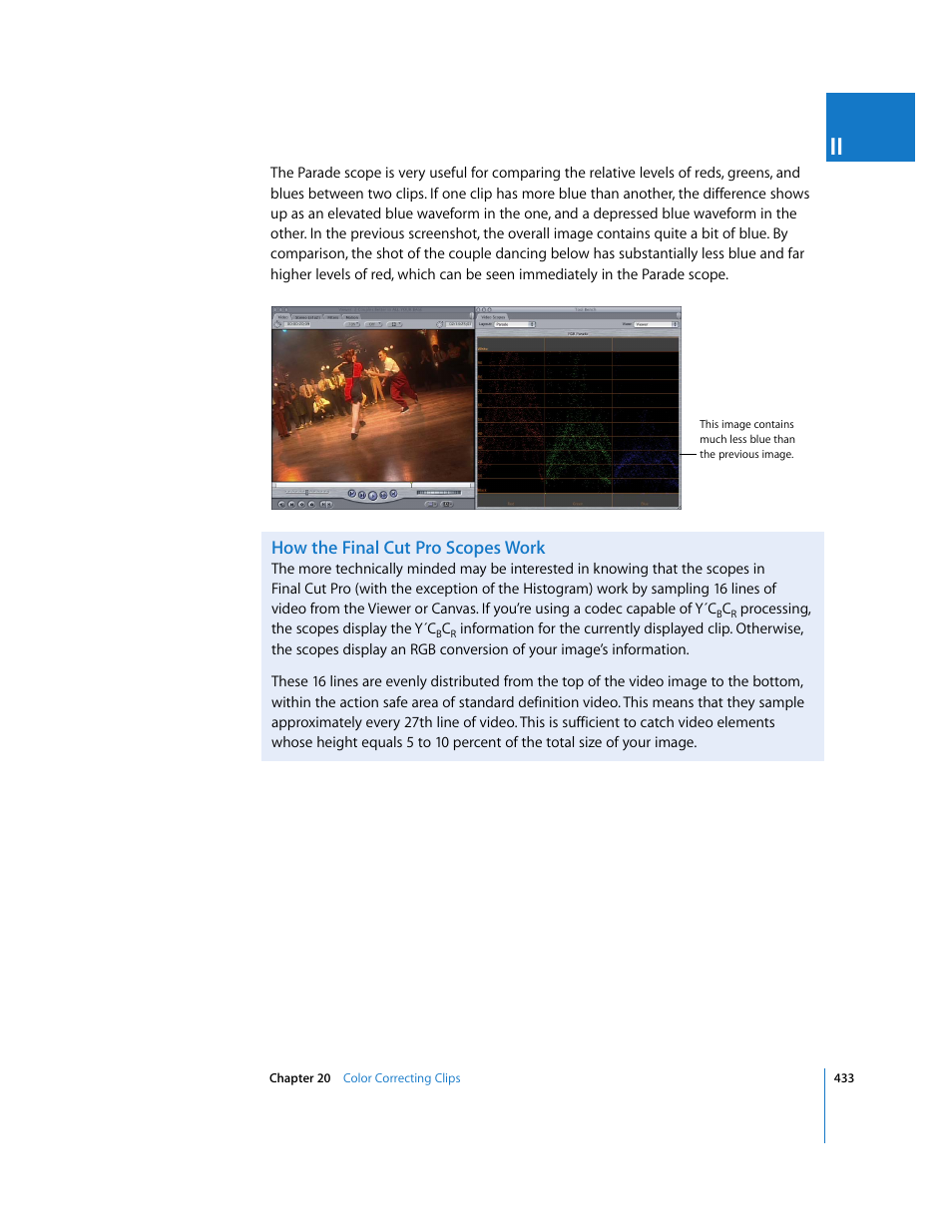 How the final cut pro scopes work | Apple Final Cut Pro 5 User Manual | Page 1220 / 1868