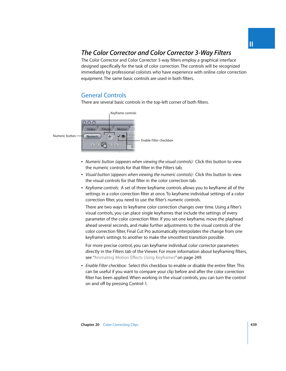 General controls, P. 439) | Apple Final Cut Pro 5 User Manual | Page 1226 / 1868