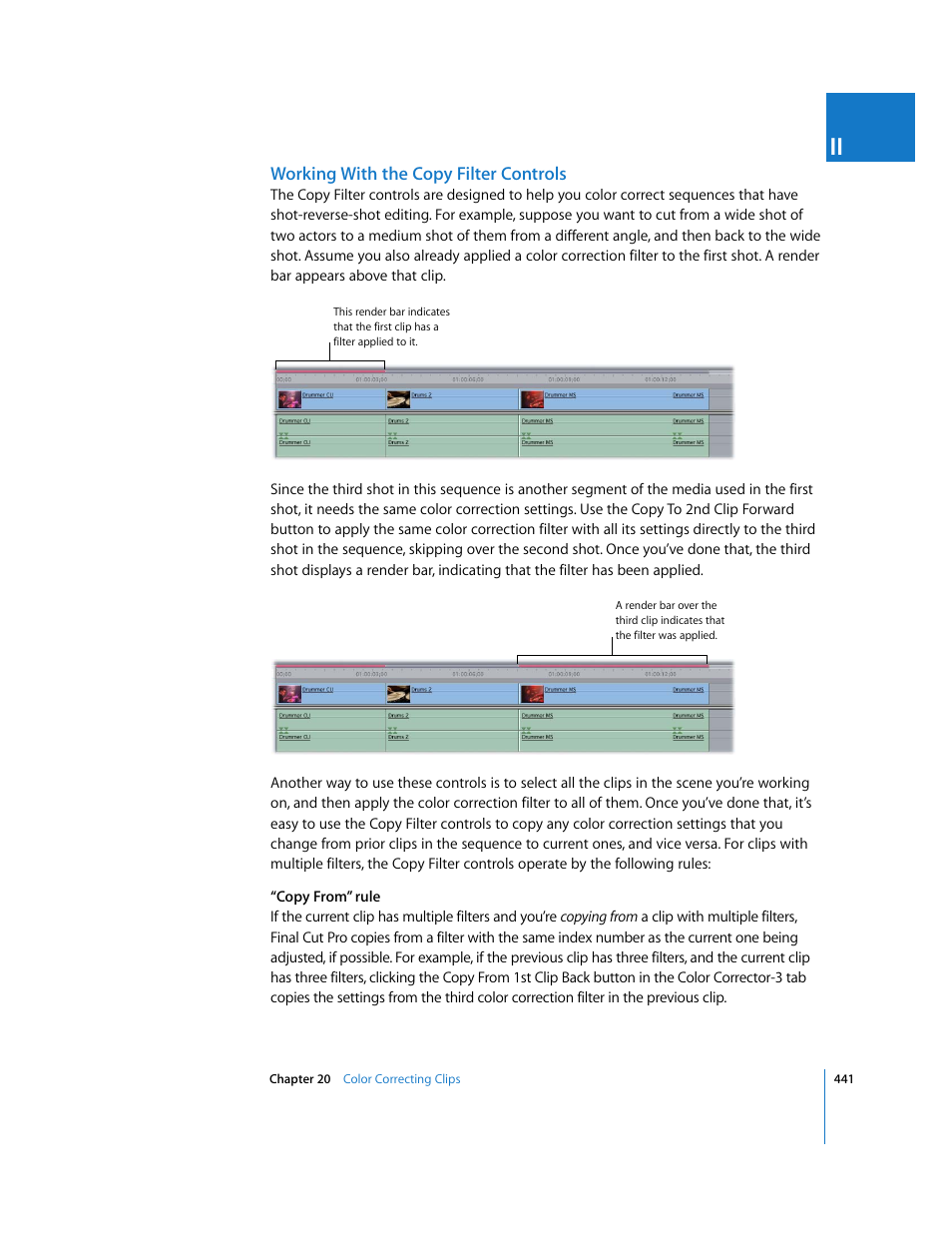 Working with the copy filter controls | Apple Final Cut Pro 5 User Manual | Page 1228 / 1868