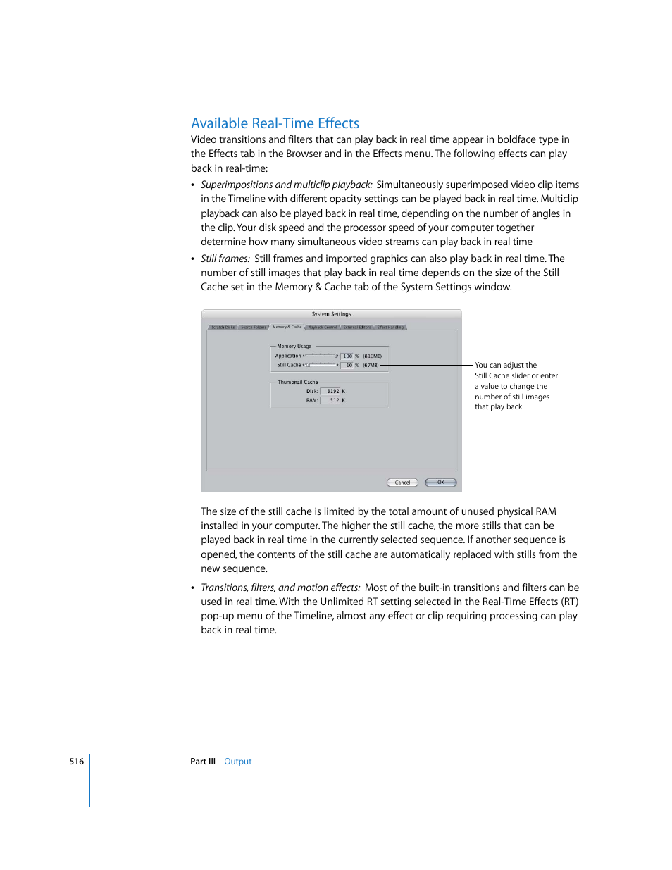 Available real-time effects | Apple Final Cut Pro 5 User Manual | Page 1303 / 1868