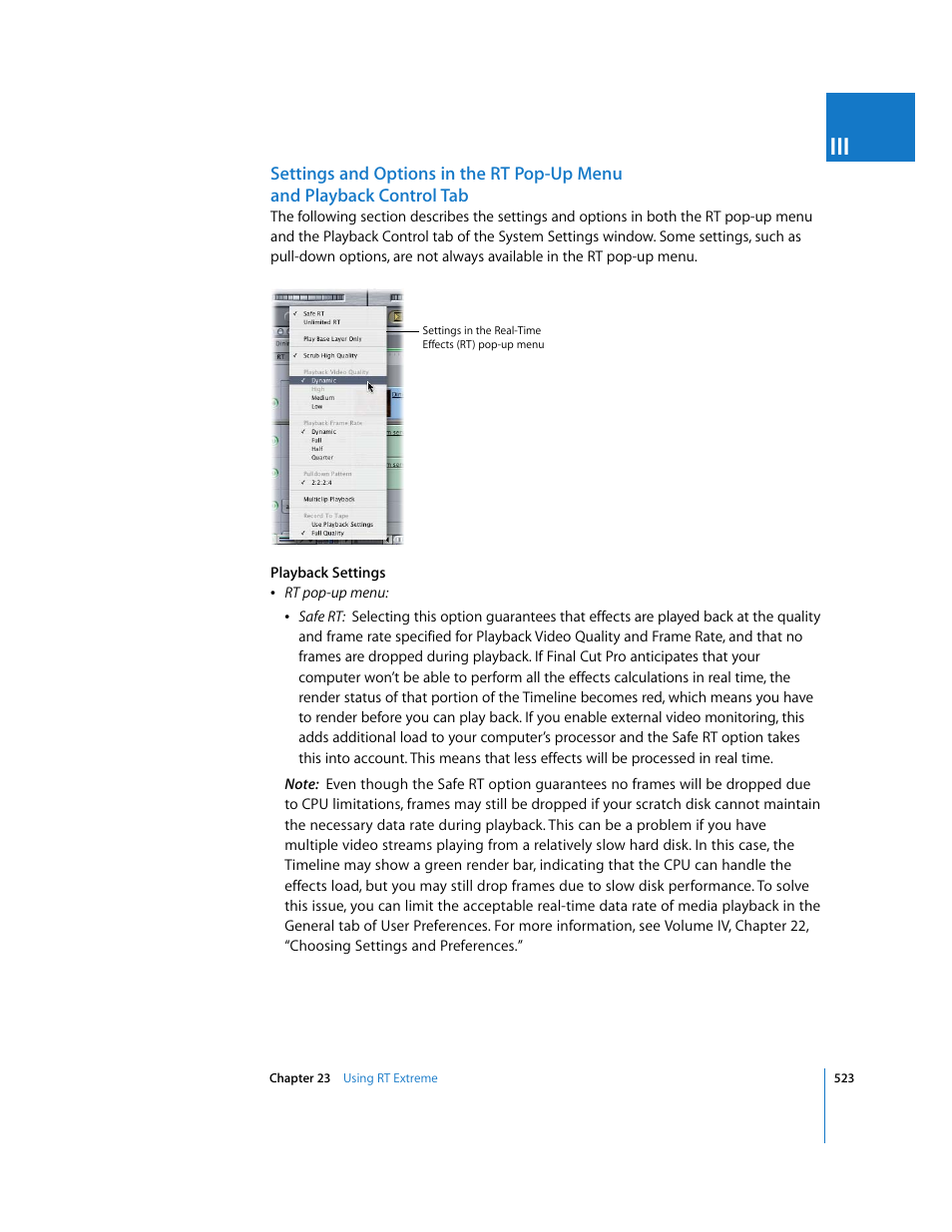 Settings and | Apple Final Cut Pro 5 User Manual | Page 1310 / 1868