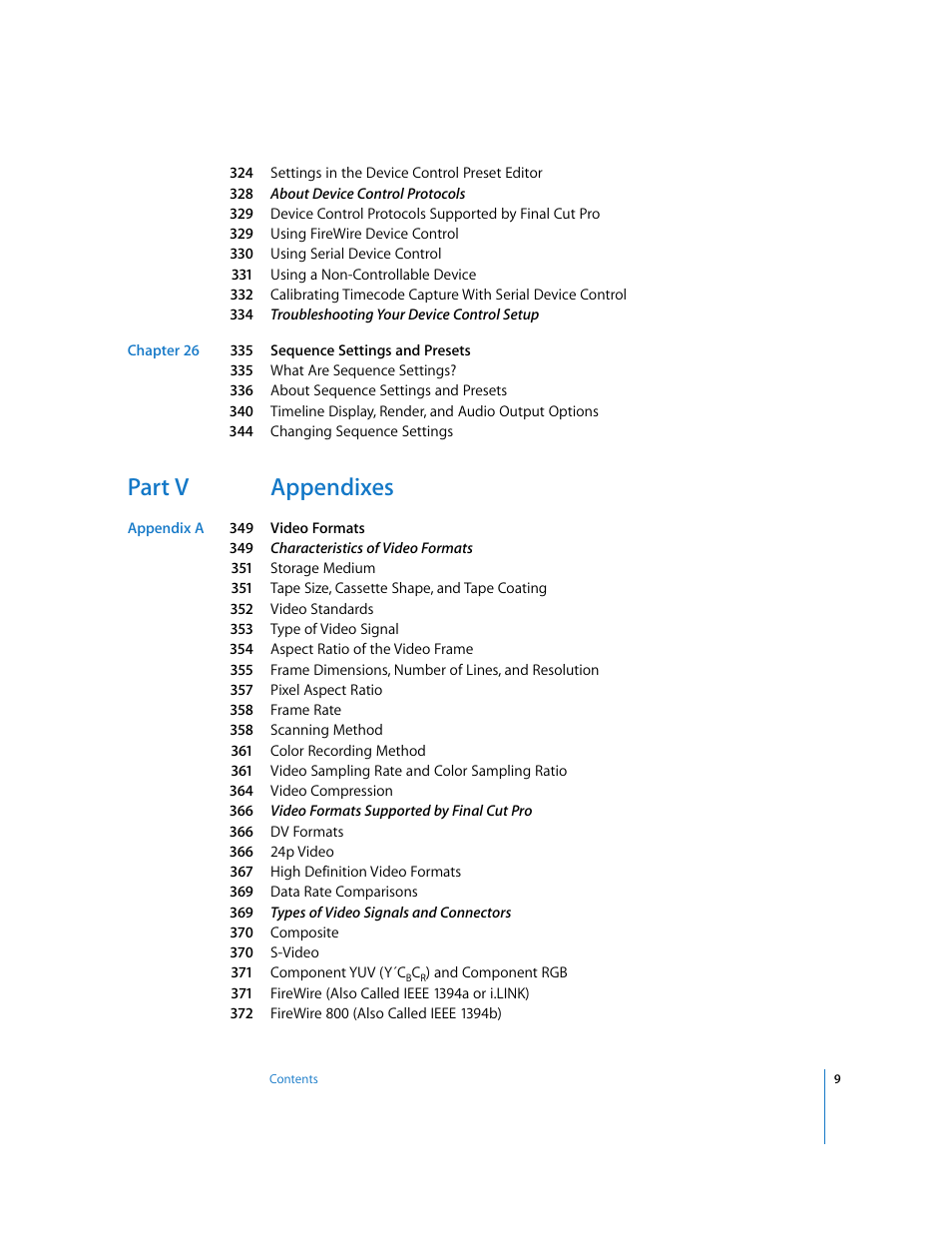 Part v appendixes | Apple Final Cut Pro 5 User Manual | Page 1360 / 1868