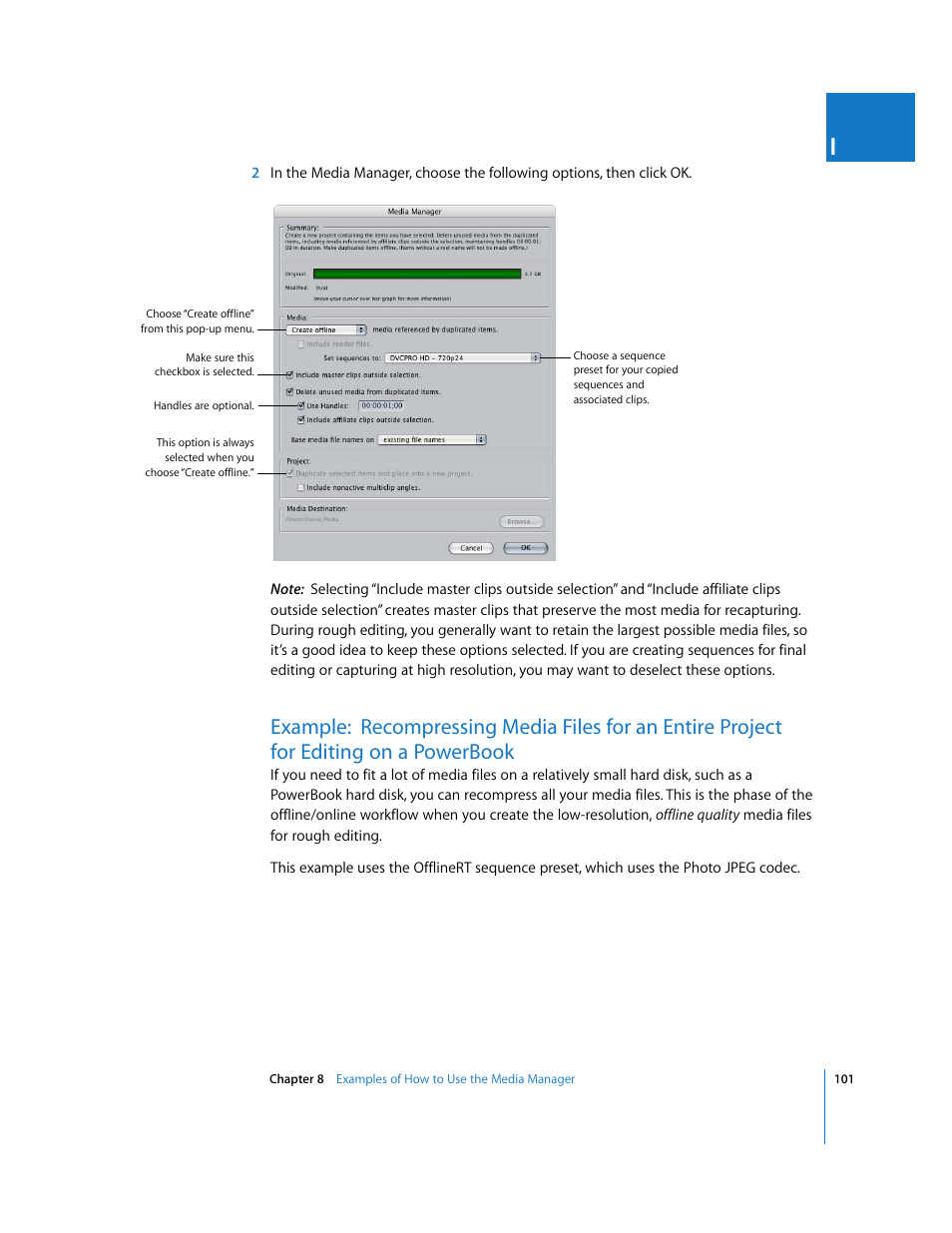 On a powerbook, P. 101) | Apple Final Cut Pro 5 User Manual | Page 1452 / 1868