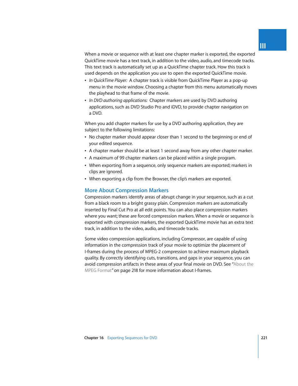 More about compression markers, More about, Compression markers | Apple Final Cut Pro 5 User Manual | Page 1572 / 1868