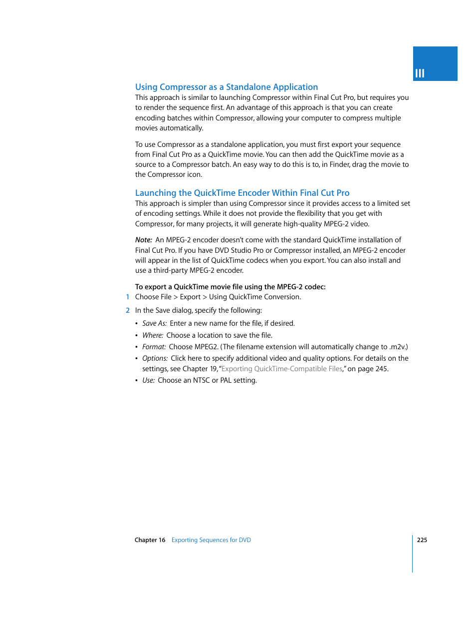 Using compressor as a standalone application | Apple Final Cut Pro 5 User Manual | Page 1576 / 1868