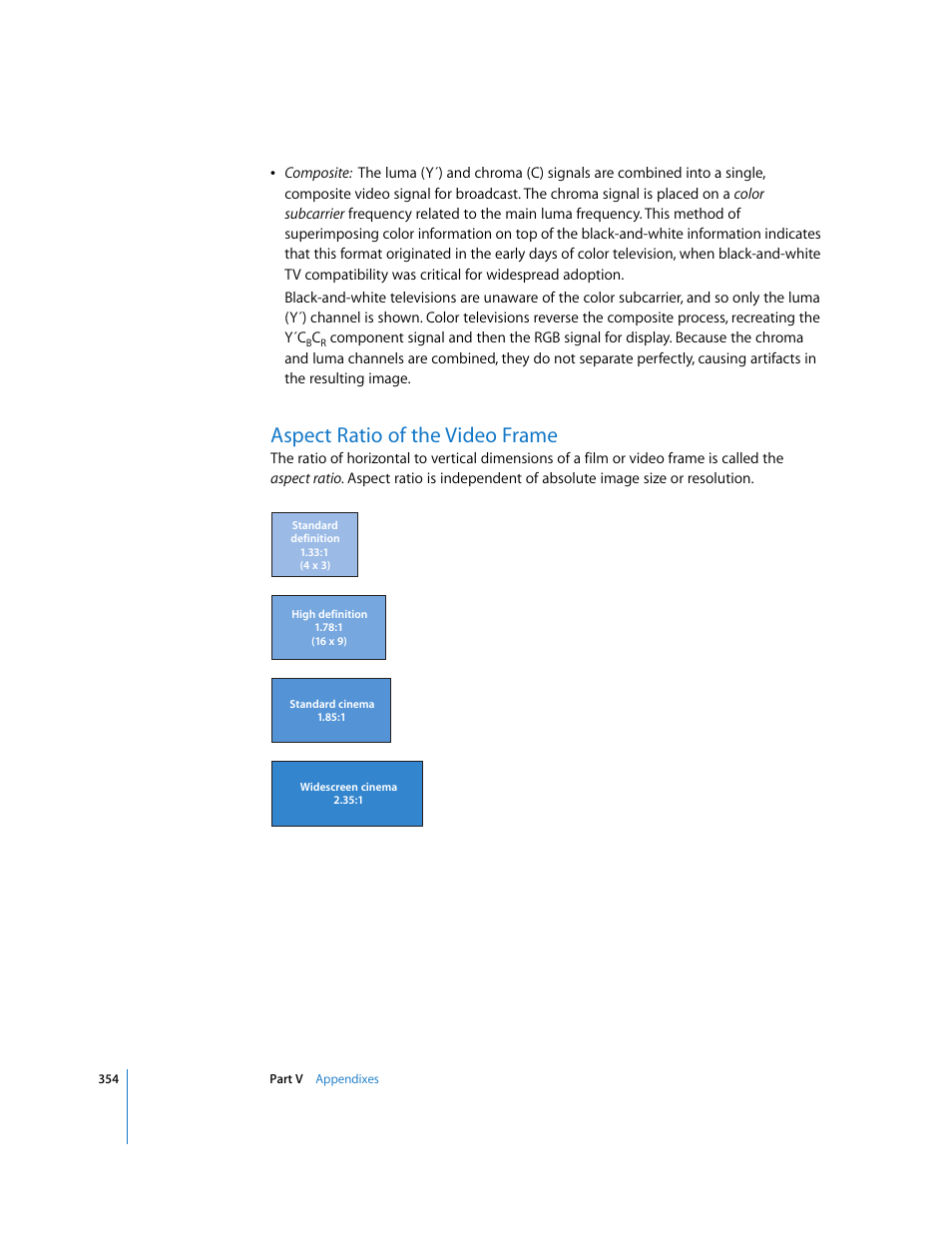 Aspect ratio of the video frame | Apple Final Cut Pro 5 User Manual | Page 1705 / 1868