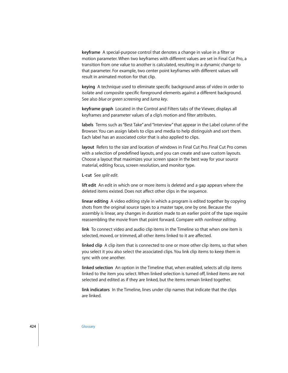 Apple Final Cut Pro 5 User Manual | Page 1775 / 1868