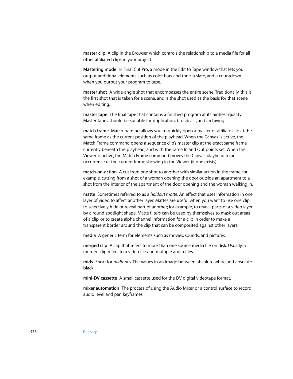 Apple Final Cut Pro 5 User Manual | Page 1777 / 1868