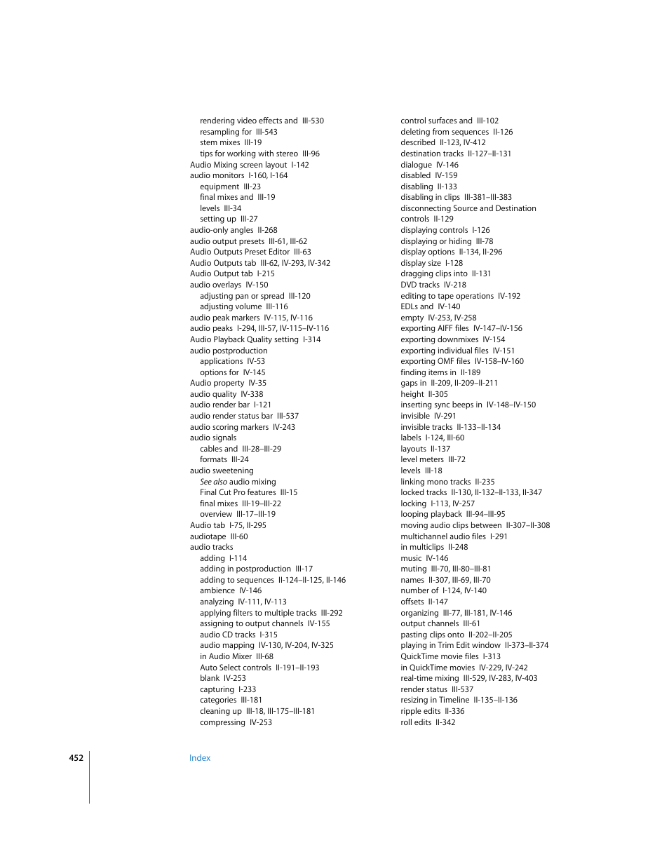 Apple Final Cut Pro 5 User Manual | Page 1803 / 1868