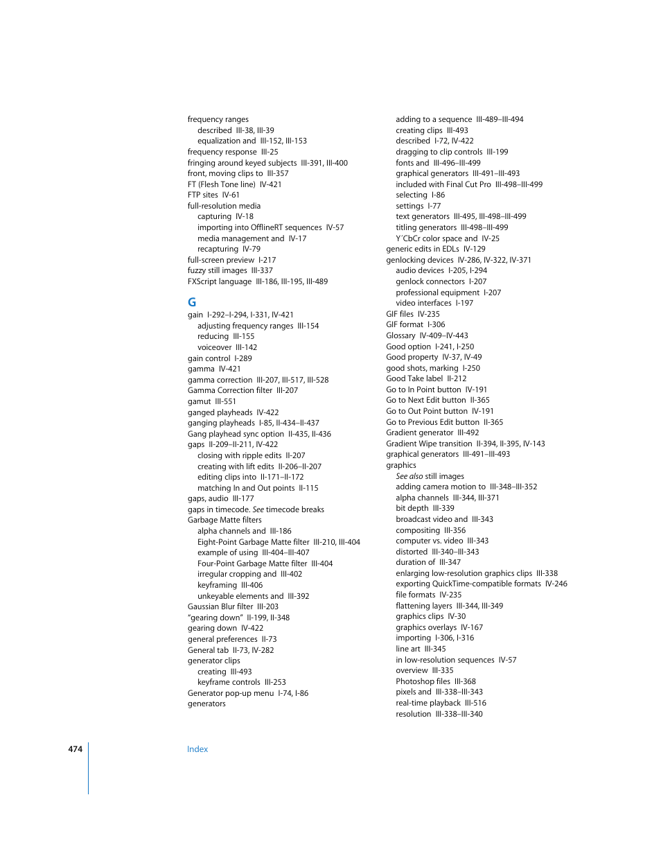 Apple Final Cut Pro 5 User Manual | Page 1825 / 1868