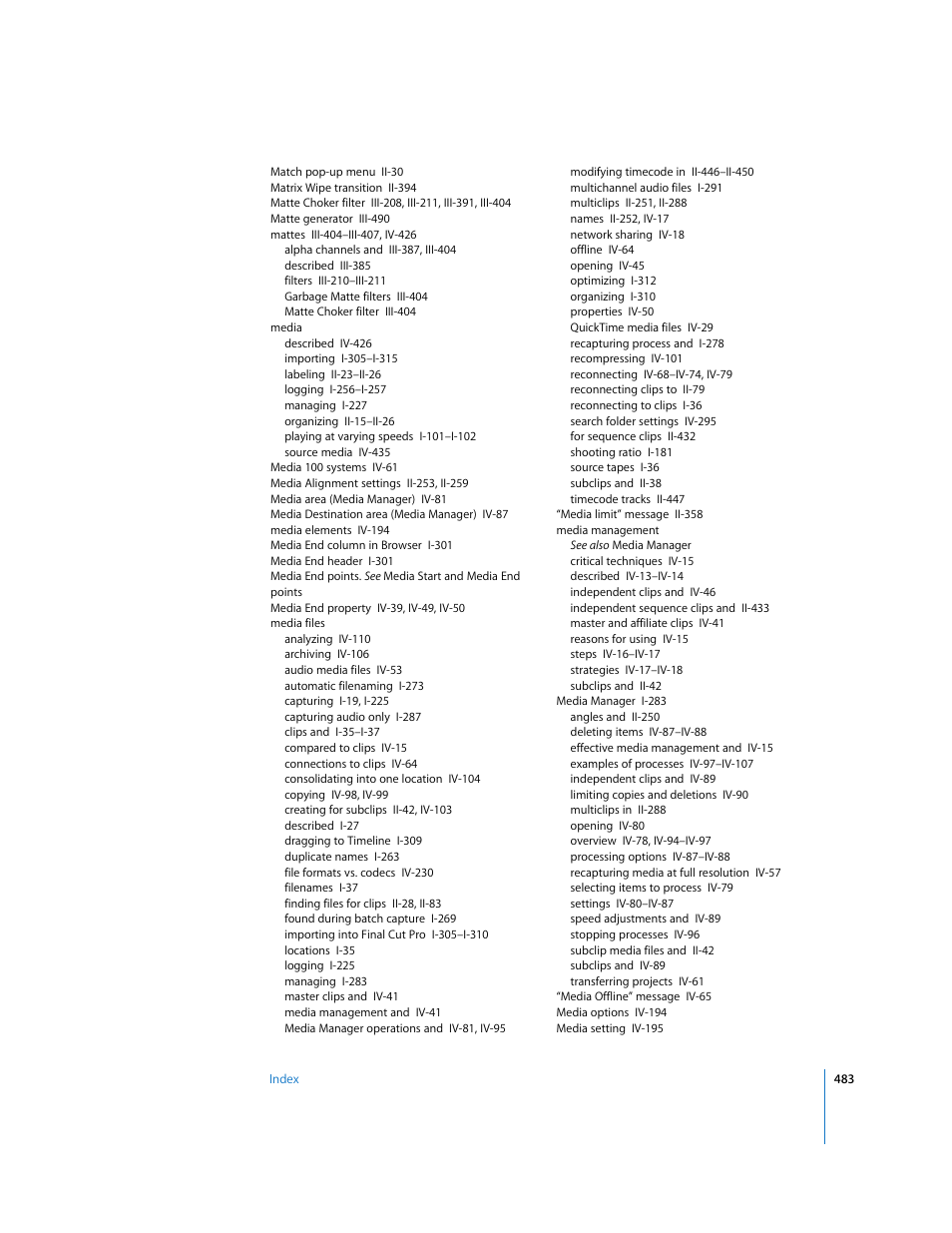 Apple Final Cut Pro 5 User Manual | Page 1834 / 1868