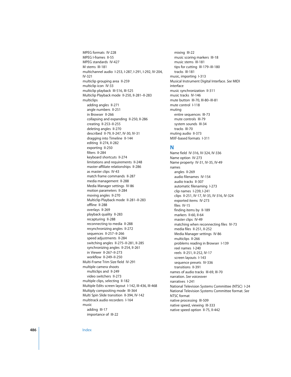 Apple Final Cut Pro 5 User Manual | Page 1837 / 1868
