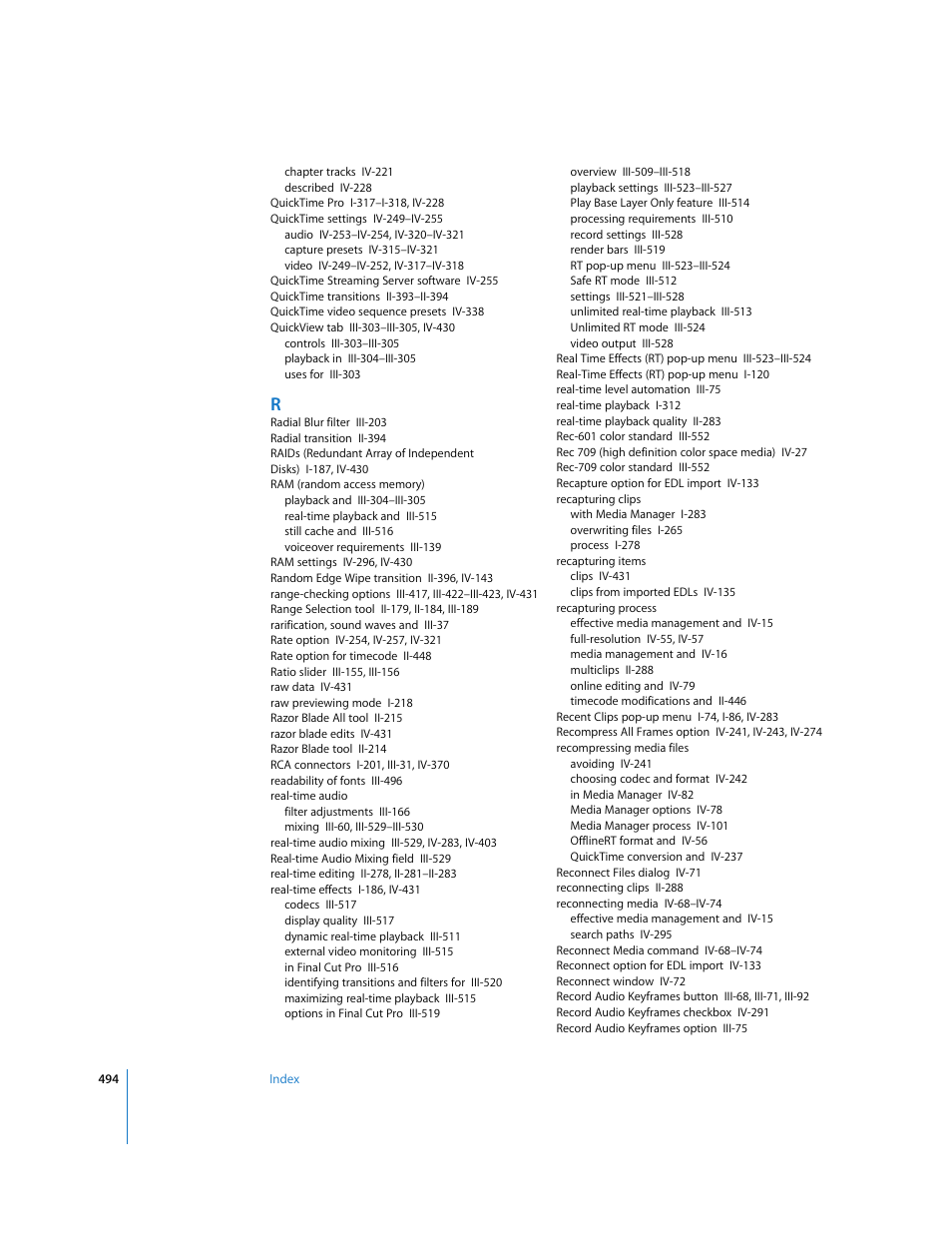 Apple Final Cut Pro 5 User Manual | Page 1845 / 1868