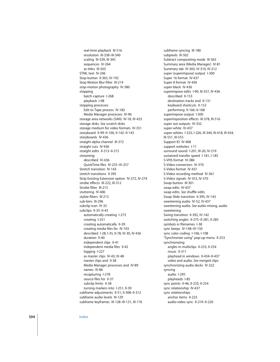 Apple Final Cut Pro 5 User Manual | Page 1855 / 1868