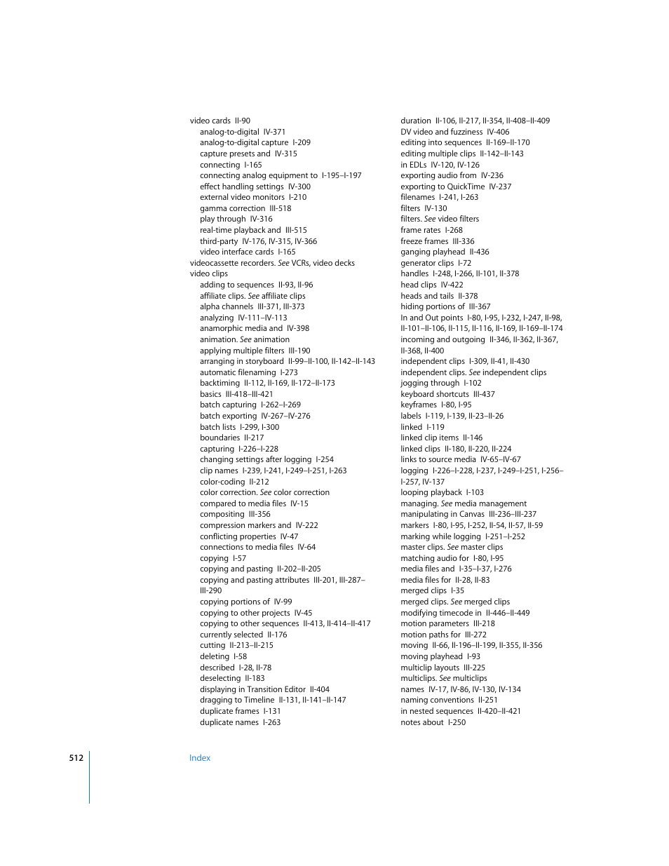 Apple Final Cut Pro 5 User Manual | Page 1863 / 1868