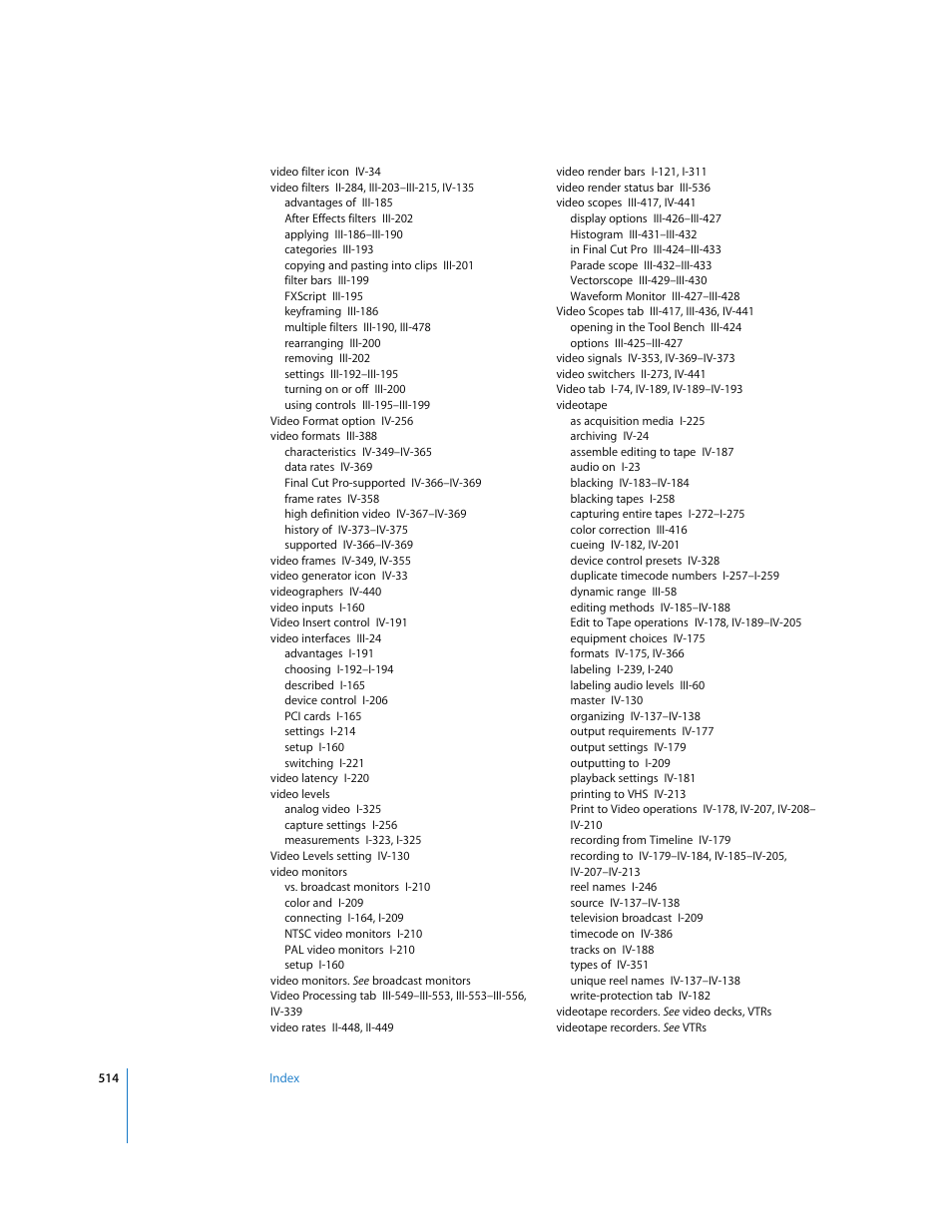 Apple Final Cut Pro 5 User Manual | Page 1865 / 1868