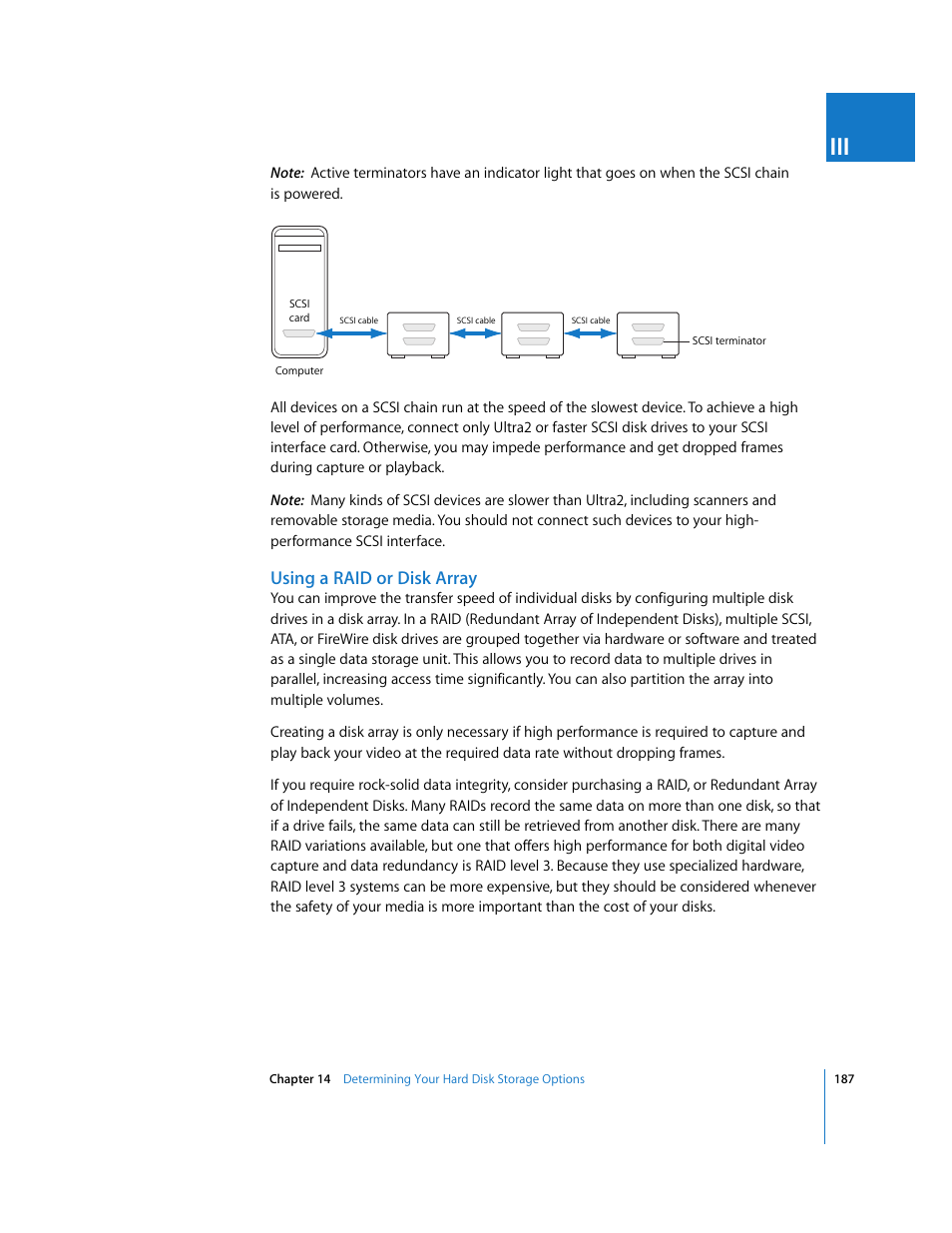 Using a raid or disk array | Apple Final Cut Pro 5 User Manual | Page 188 / 1868