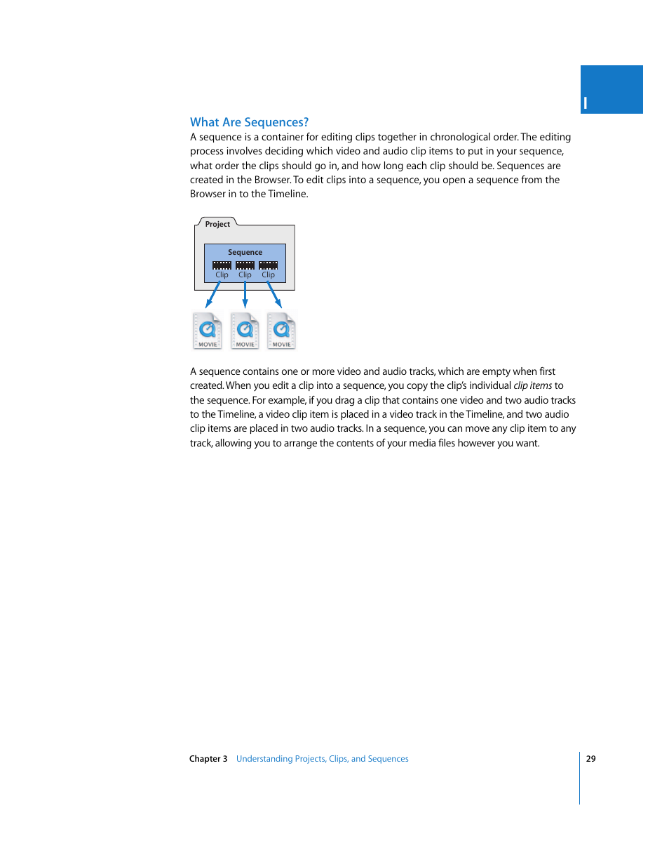 What are sequences | Apple Final Cut Pro 5 User Manual | Page 30 / 1868