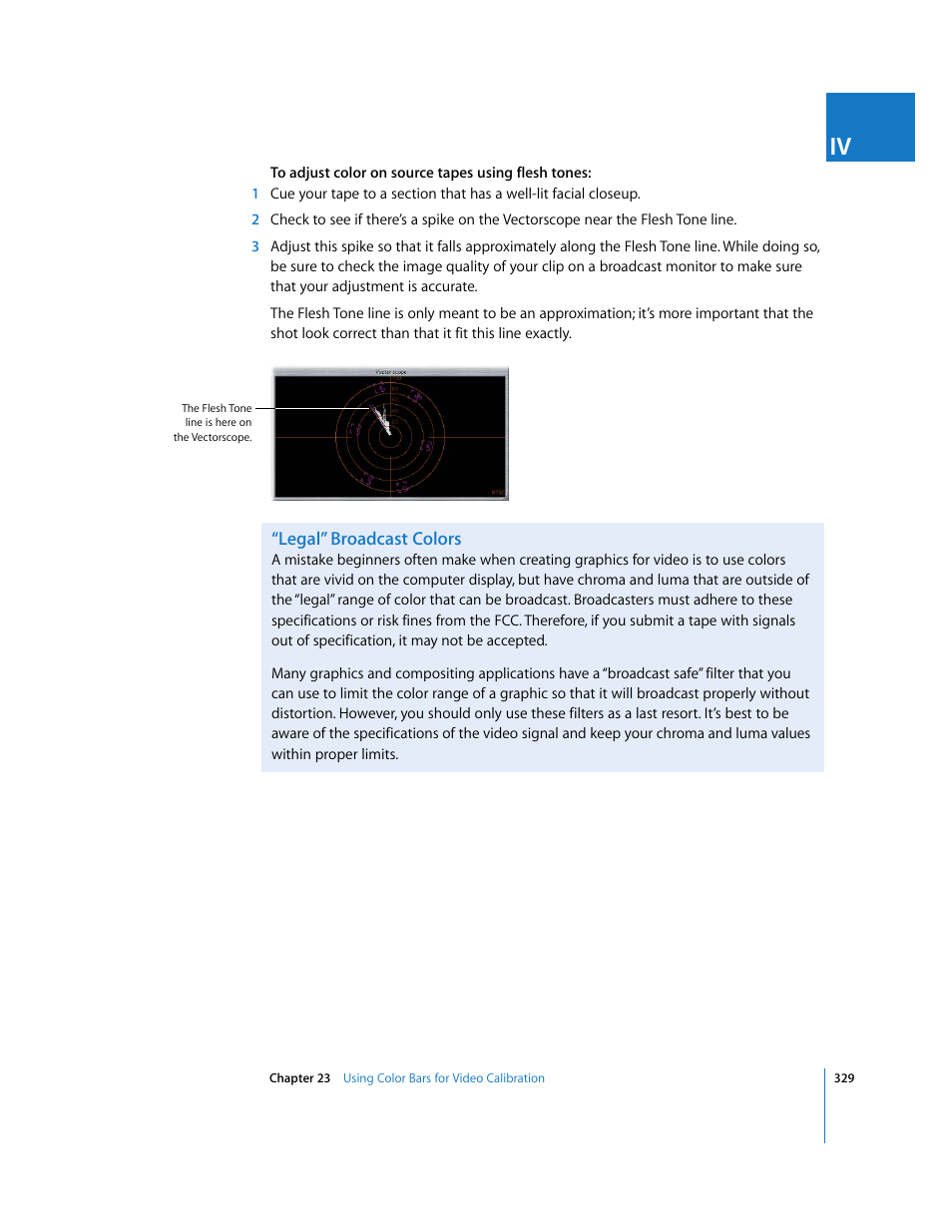 Legal” broadcast colors | Apple Final Cut Pro 5 User Manual | Page 330 / 1868