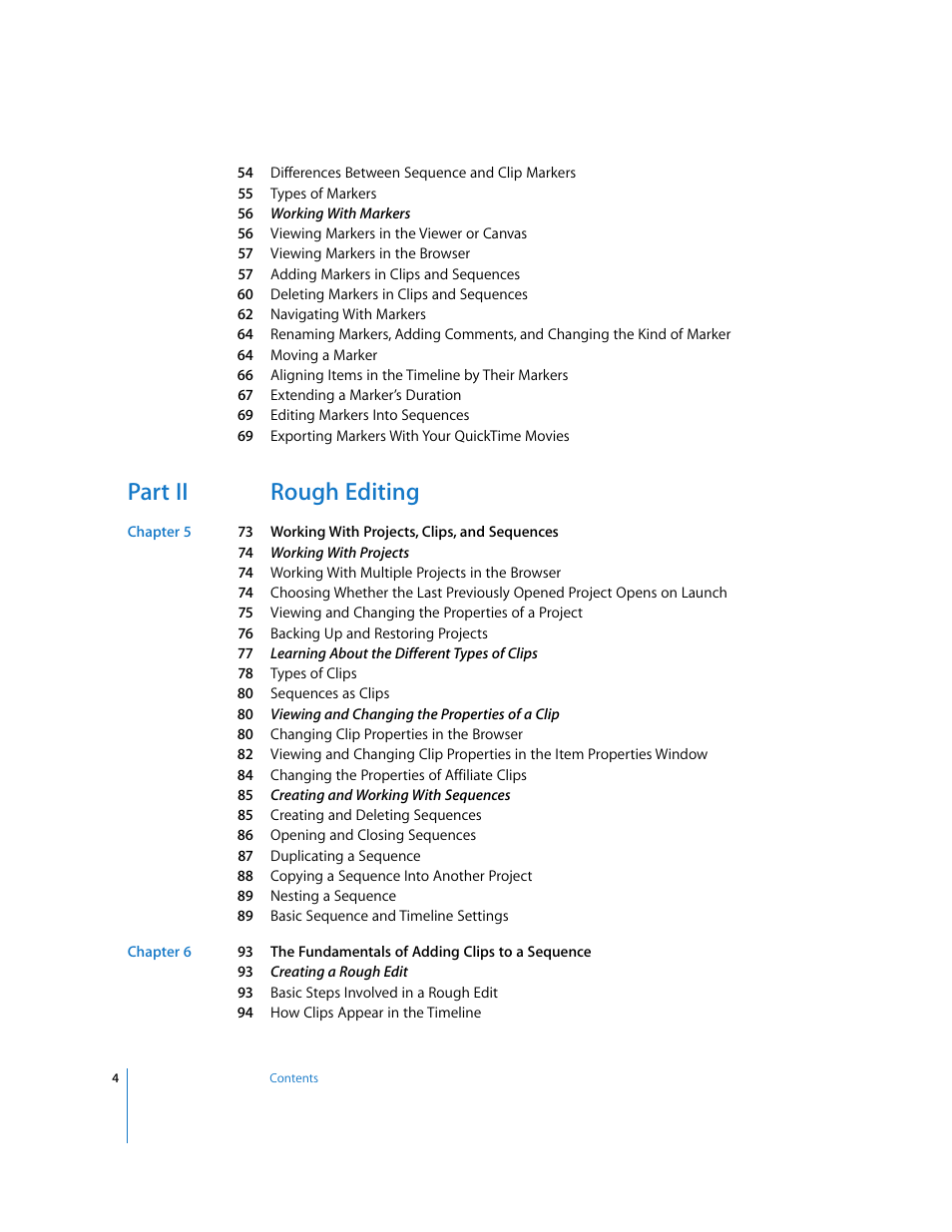 Part ii rough editing | Apple Final Cut Pro 5 User Manual | Page 339 / 1868