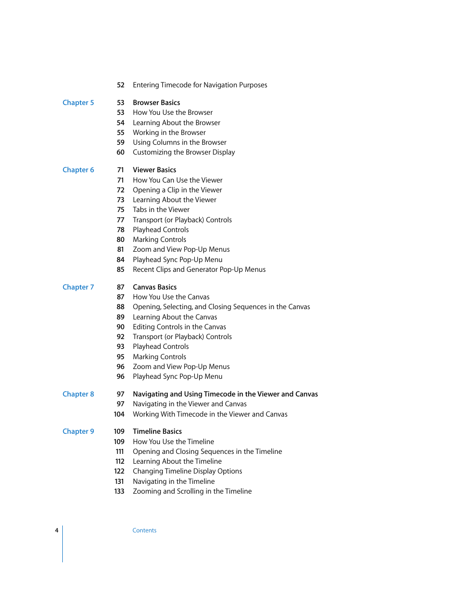 Apple Final Cut Pro 5 User Manual | Page 5 / 1868