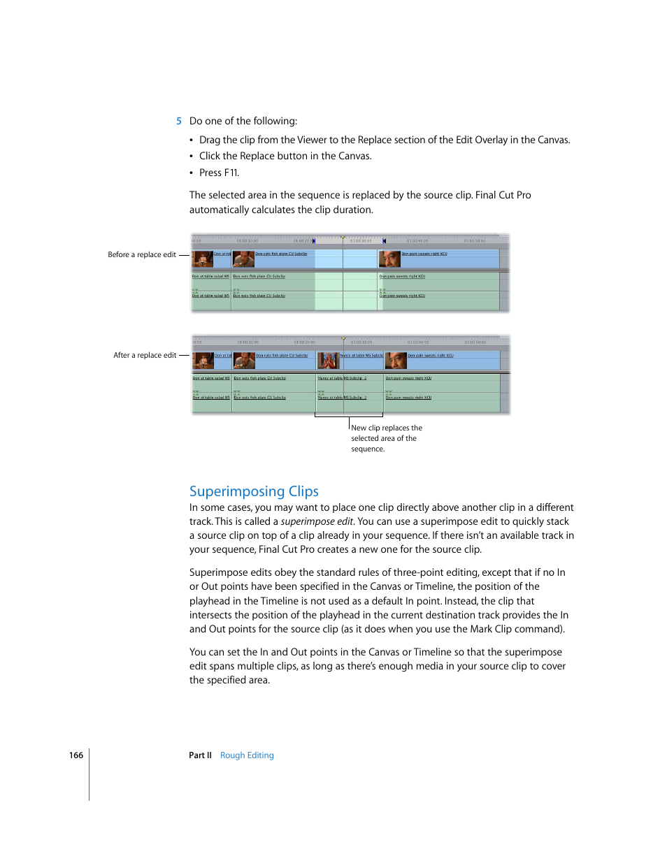 Superimposing clips | Apple Final Cut Pro 5 User Manual | Page 501 / 1868