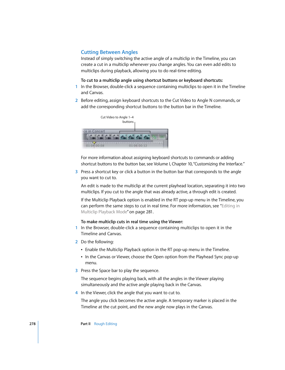 Cutting between angles | Apple Final Cut Pro 5 User Manual | Page 613 / 1868