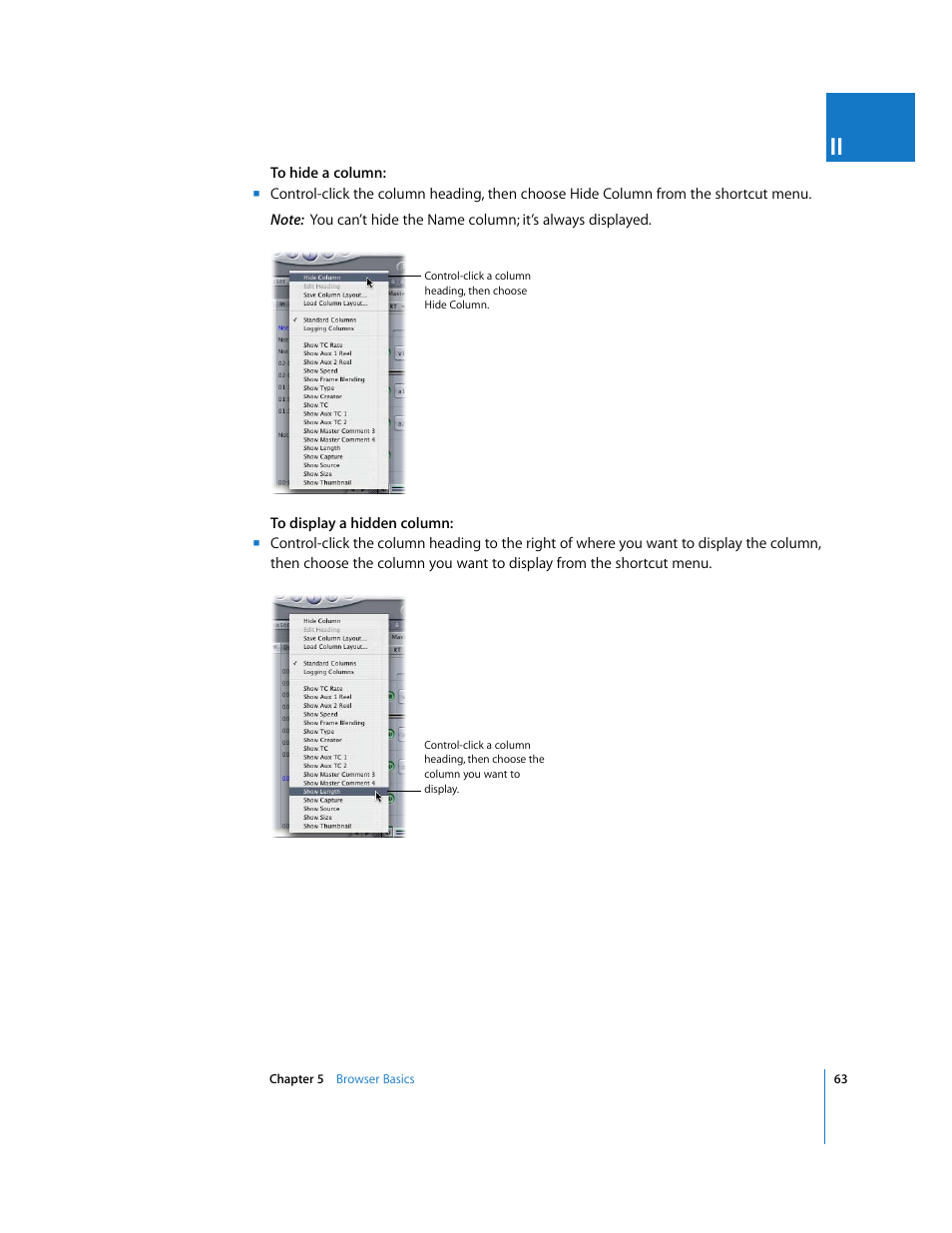 Apple Final Cut Pro 5 User Manual | Page 64 / 1868