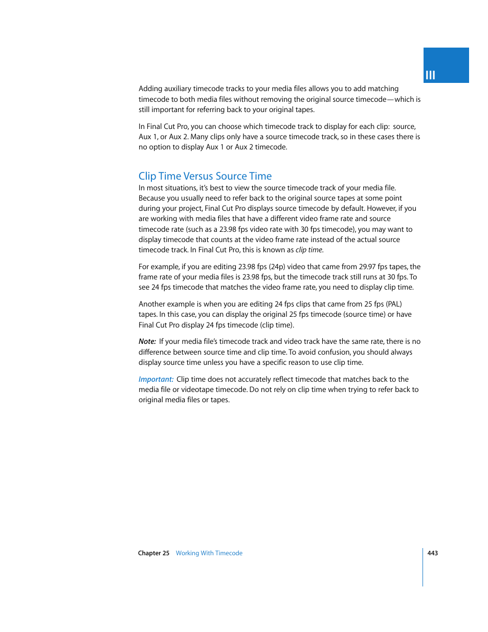 Clip time versus source time | Apple Final Cut Pro 5 User Manual | Page 778 / 1868