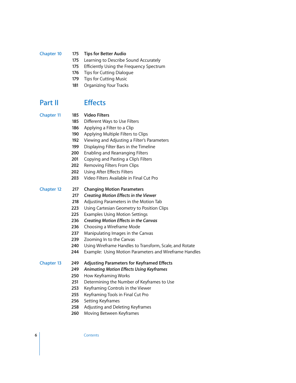 Part ii effects | Apple Final Cut Pro 5 User Manual | Page 793 / 1868