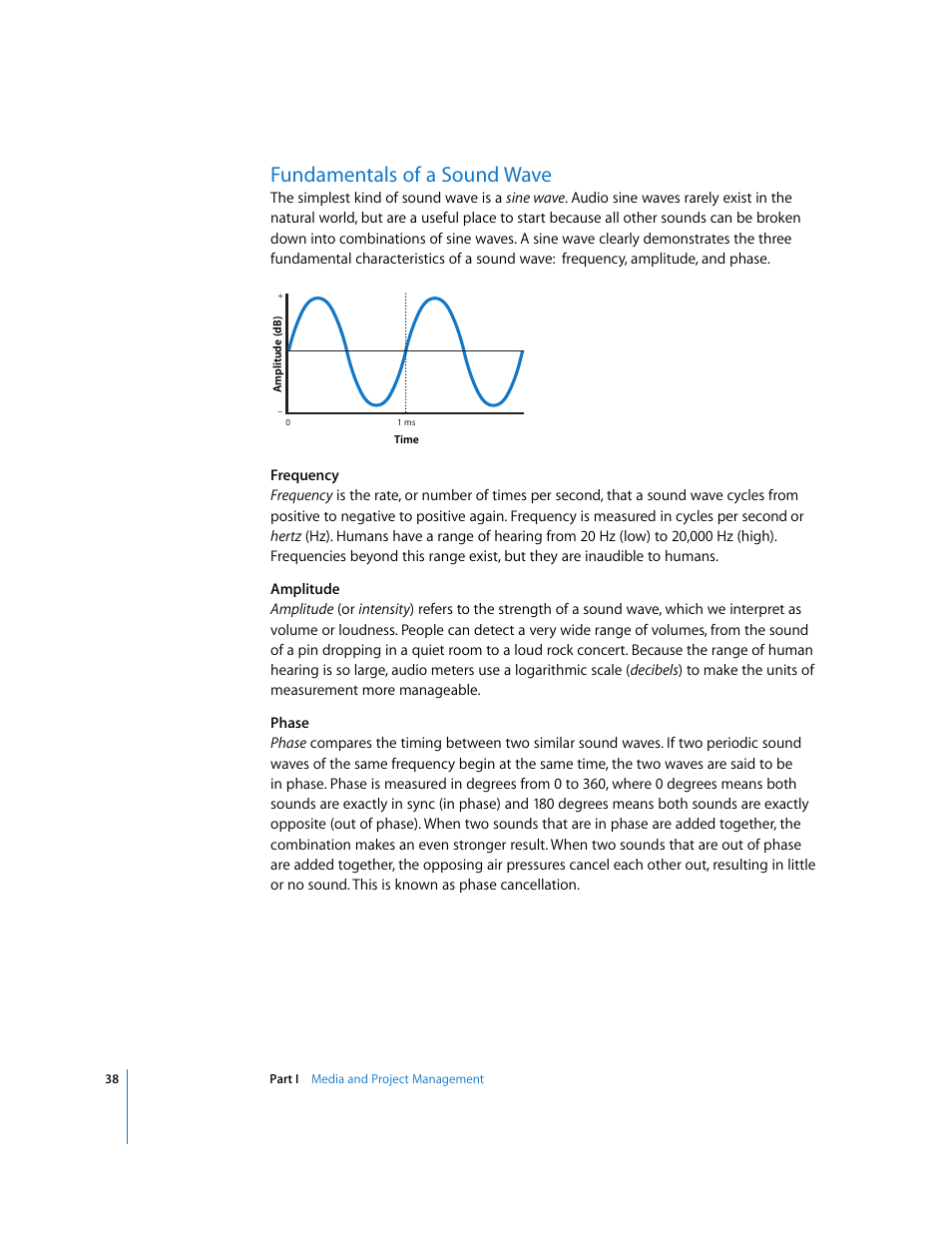 Fundamentals of a sound wave | Apple Final Cut Pro 5 User Manual | Page 825 / 1868