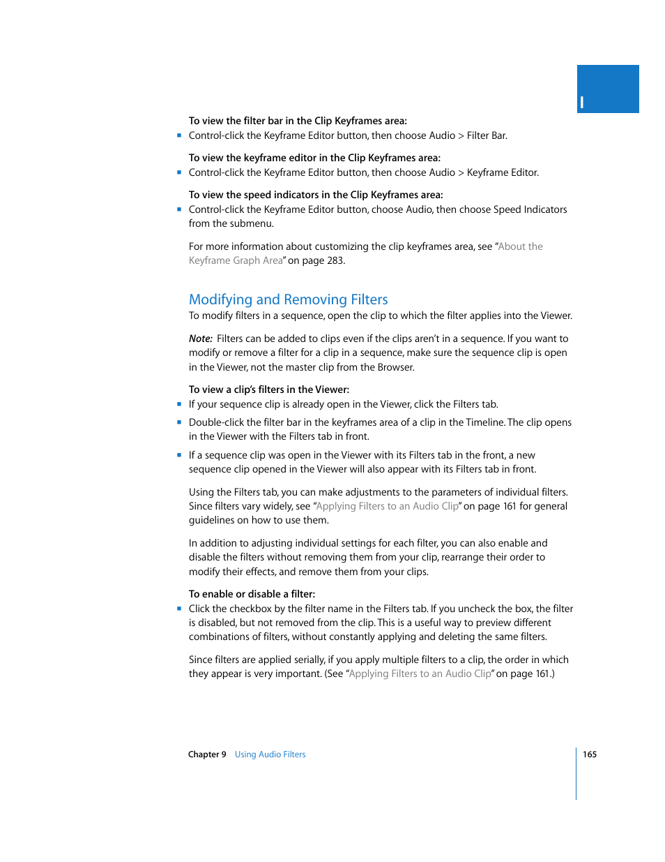 Modifying and removing filters | Apple Final Cut Pro 5 User Manual | Page 952 / 1868