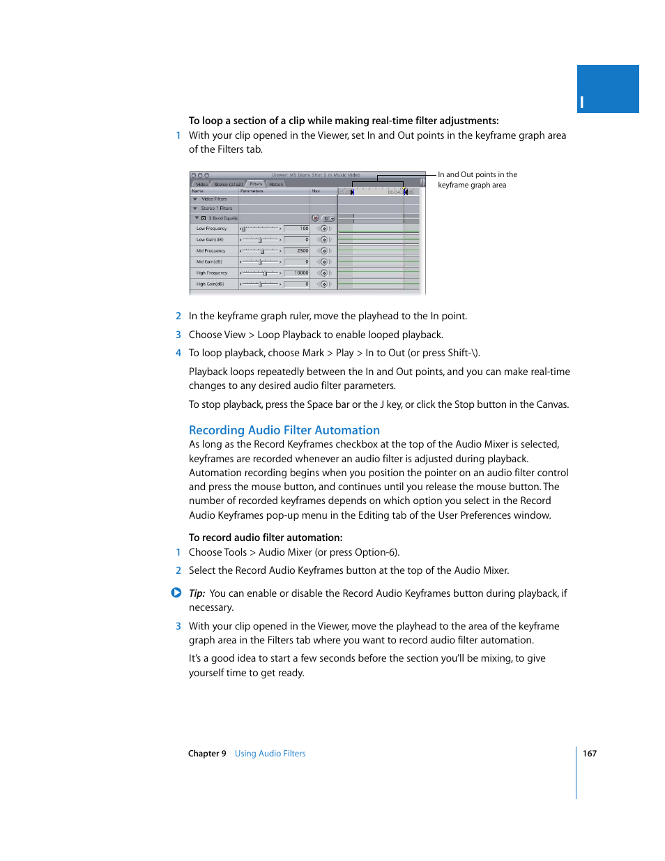 Recording audio filter automation | Apple Final Cut Pro 5 User Manual | Page 954 / 1868