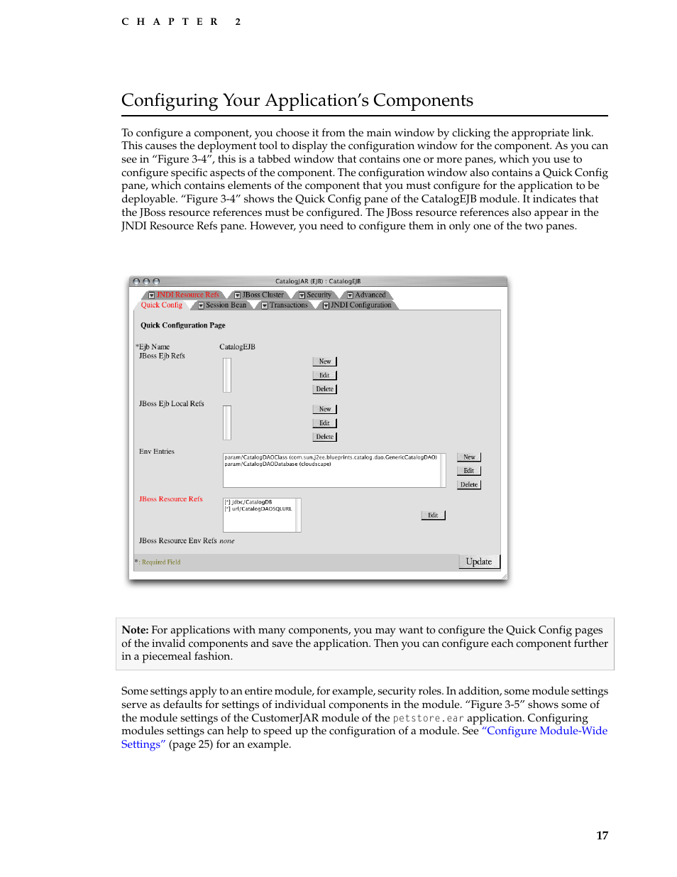 Configuring your application’s components, Figure 2-4 | Apple Mac OS X Server v10.3 User Manual | Page 17 / 56