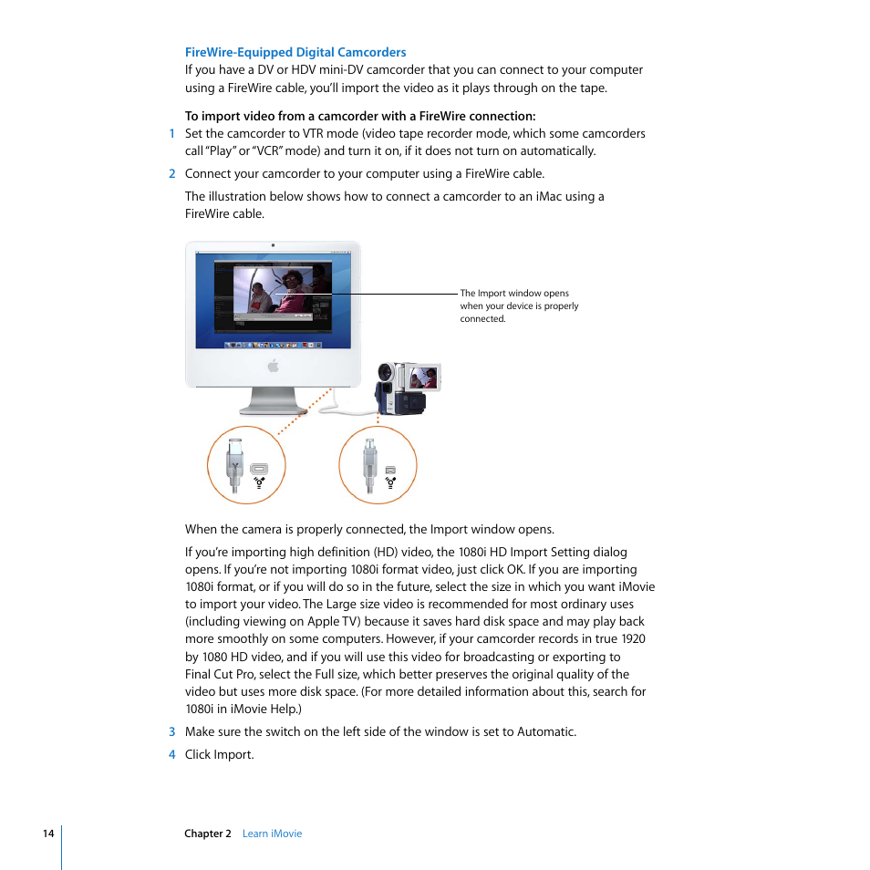 Apple iMovie '08 User Manual | Page 14 / 50